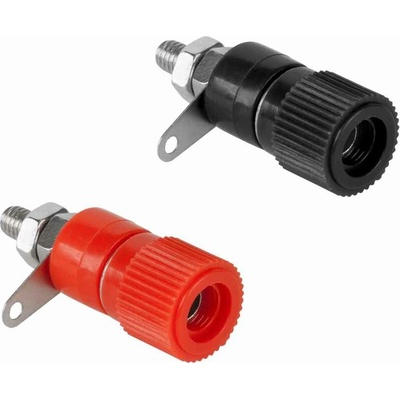 Inne Konektor banánik zásuvka panelová 12mm