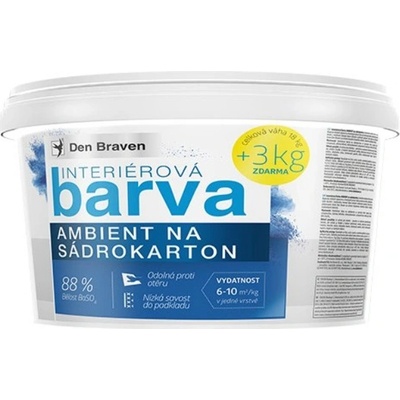 Den Braven AMBIENT 15 + 3 kg bílá