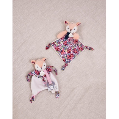 Doudou et Compagnie Paris Doudou Darčeková sada Hračka s úchytom na cumlík Jelenča Boh'aime 20 cm