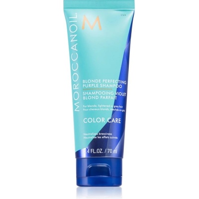 Moroccanoil Color Care fialový tónovací šampón pre blond vlasy 70 ml