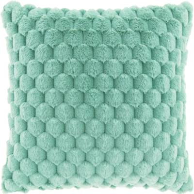 Textilomanie Dekoratívny vankúšik DEREN 45x45 tyrkysový 40x45