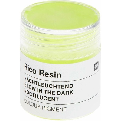 Rico Design Pigment do pryskyřice svítící ve tmě - neonově žlutá – Hledejceny.cz