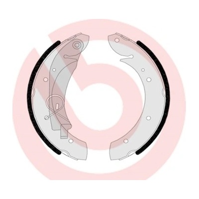 BREMBO Sada brzdových čeľustí S61524