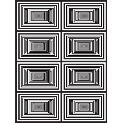 Preinterier Fototapeta panel - PL0364 - 3D - Čiernobiele kocky vlies - 206cm x 275cm