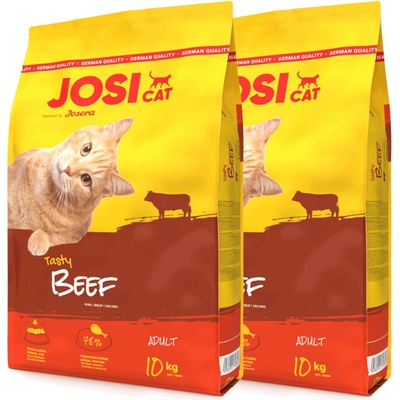 JosiCat Tasty Beef 2 x 10 kg