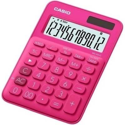 Casio MS 20 UC, 12 míst, červená