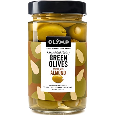 Olymp Zelené olivy s mandlí 320 g – Hledejceny.cz