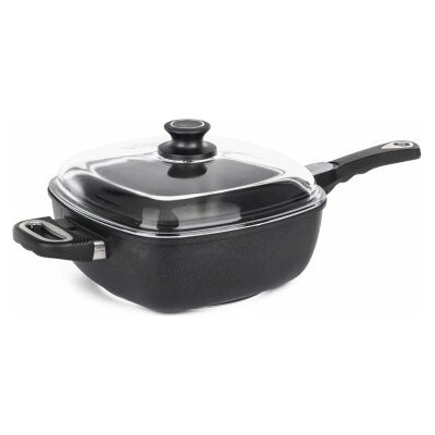 Hluboká pánev Cook s pokličkou a odnímatelnou rukojetí, G21 26 cm, plyn, elektřina, indukce
