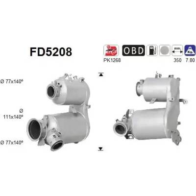 AS Filtr pevných částic ASA FD5208