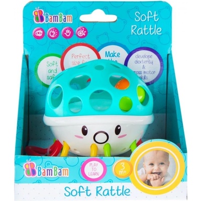 Bam Bam měkké chrastítko chobotnice