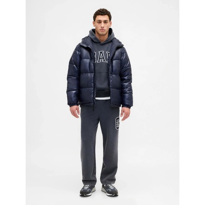 GAP tepláky Logo Heavyweight Tmavě modrá