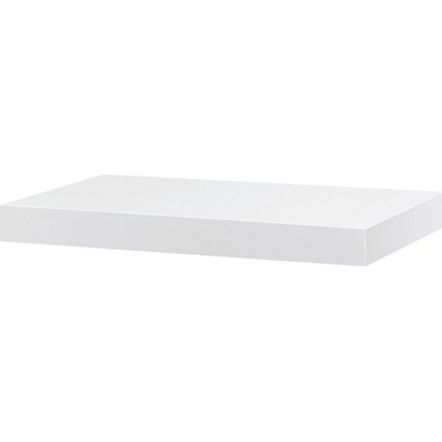 Autronic Polička nástěnná 40 cm, MDF, barva bílý mat P-023 WT2