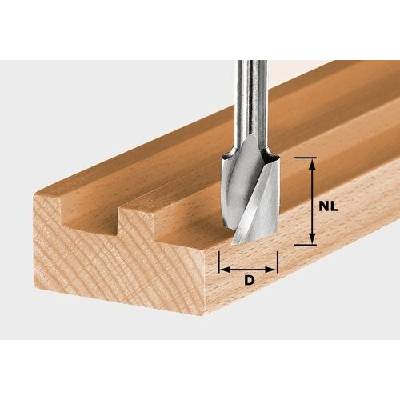Festool HS Spi S8 D6/16 Spirálová drážkovací fréza HS, stopka 8 mm 490944