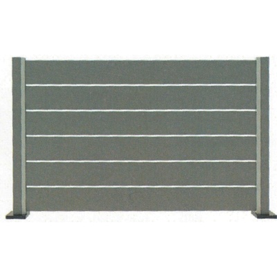 Lamelový panel 150cm se spárou antracit zakládací