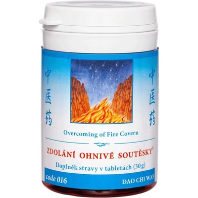 ZDOLANIE OHNIVÉHO ZRÁZU DAO CHI WAN TCM Herbs 100 tabliet 30 g