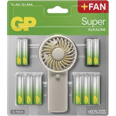 GP Super AA 12 ks + AAA 12 ks + fén 1013012400