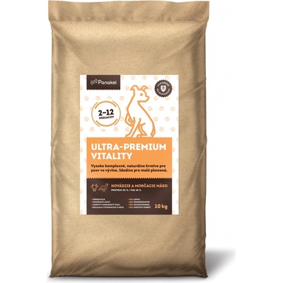Panakei Ultra Premium Granule pre šteniatka Hovädzie Morčacie 4 kg