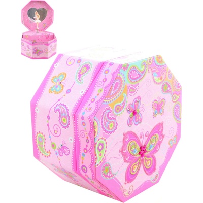 Lamps Hrací skříňka šperkovnice baletka 12 x 8 x 12 cm