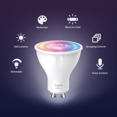 TP-LINK Tapo L630, Smart Wi-Fi LED GU10, 350lm