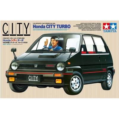 Tamiya Honda City Turbo with Scooter 1:24