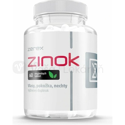 Zerex Zinok v chelátovej väzbe 15mg 60 tabliet