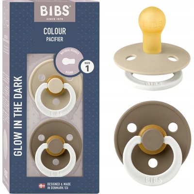 BIBS colour noční Vanilla Dark Oak 2 ks