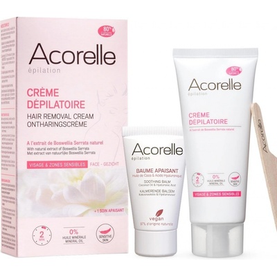 Acorelle depilační krém na obličej a citlivé partie 75 ml