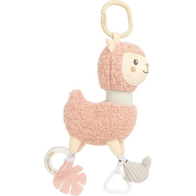 New Baby pískací plyšová hračka s chrastítkem Lama
