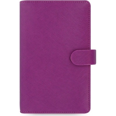 Filofax Saffiano A6 týdenní 2021 malinová