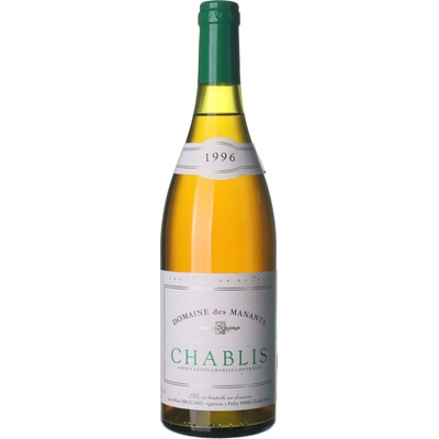 Domaine des Manants Chablis suché bílé 1996 0,75 l (holá láhev)
