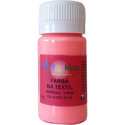 Artemiss Svietiaca farba na textil 74 neón červená 40 g