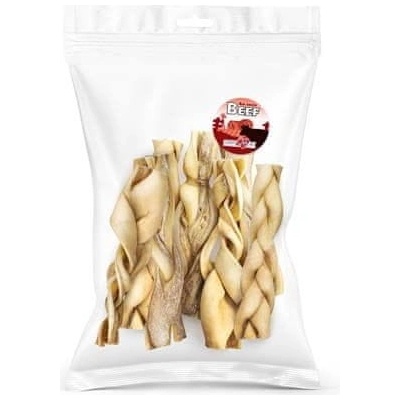 COBBYS PET AIKO Meat Sušená pletená Hovězí kůže 250 g