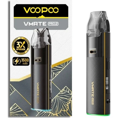 VooPoo VMate Pro 2 Pod 1500 mAh Gilt Black 1 ks