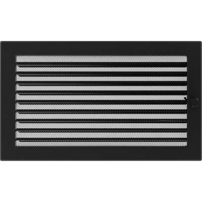 Kratki Mriežka 220 x 370 mm čierna s klapkou