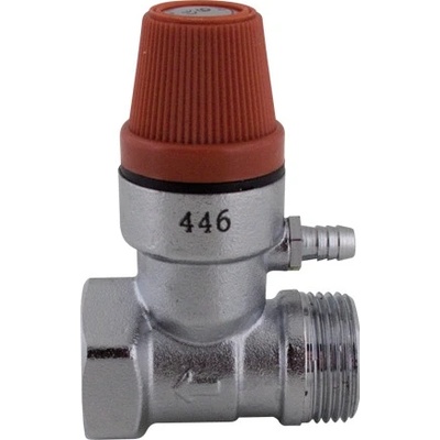 Pojistný ventil k bojleru 1/2" 6 bar