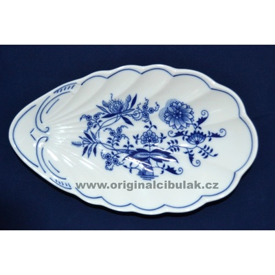 Český porcelán Dubí miska mušle 10087 Cibulák 23 cm