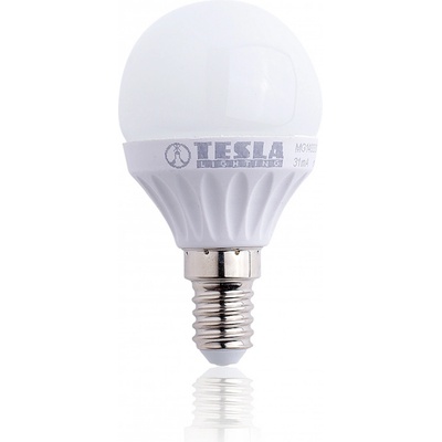 Tesla LED žárovka mini BULB/ E14/ 3W/ 230V/ 250lm/ 3000K/ teplá bílá – Hledejceny.cz