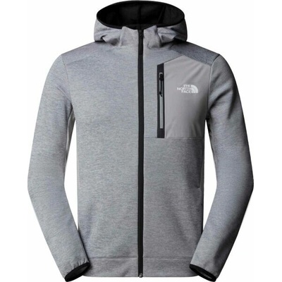 The North Face M MOUNTAIN ATHLETICS FLEECE FULL ZIP JAC flísová mikina šedá