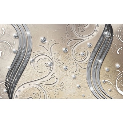 Preinterier FT3672 Fototapeta na stenu Krémovo diamantový ornament vlies 104cm x 70cm