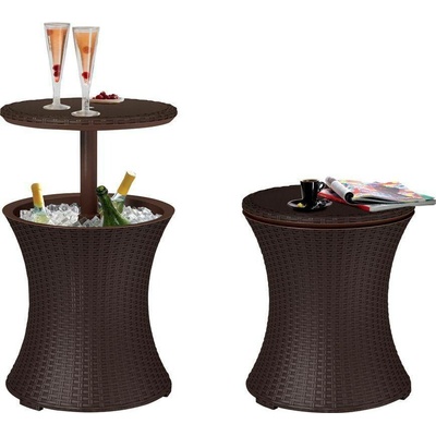 Keter Cool Bar Rattan hnedý