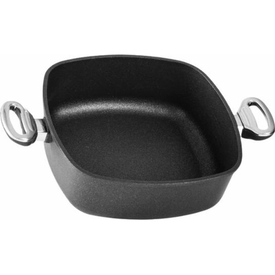 BAF Gigant INDUKCE Hranatý titanový kastrol 28x28x10 cm bez poklice l. 6,5 l