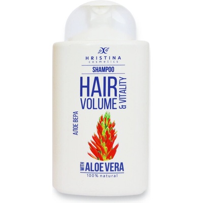 Hristina prírodný šampón bez chémie Aloe Vera pre bohaté a zdravé vlasy 200 ml