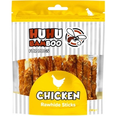 VO Huhubamboo tyčinka z buvolí kůže s kuřecím 250 g