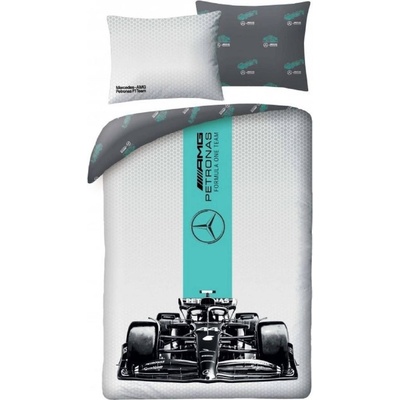 Halantex povlečení Mercedes-AMG Petronas Formula One Team 100% bavlna 70x90 140x200 – Hledejceny.cz
