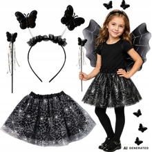Verk 26115 Halloween čarodejnice pavúk čierna