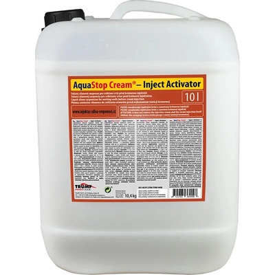 AquaStop Cream Inject activator 10l - aktivátor pro injektáž zdiva