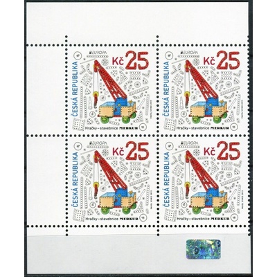 Česká pošta (2015) č. 848 ** - Česká republika - 4-bl - EUROPA - Hračky - stavebnice Merkur