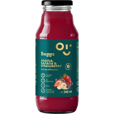 Beggs nápoj aronie, jablko, banán & jahoda 300 ml – Hledejceny.cz