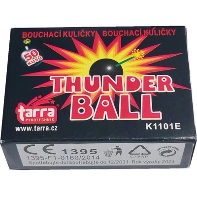 BOUCHACÍ KULIČKY THUNDER BALL 6/50/50 50 ks Čína K1101E