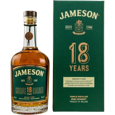 Jameson 18y 40% 0,7 l (karton)